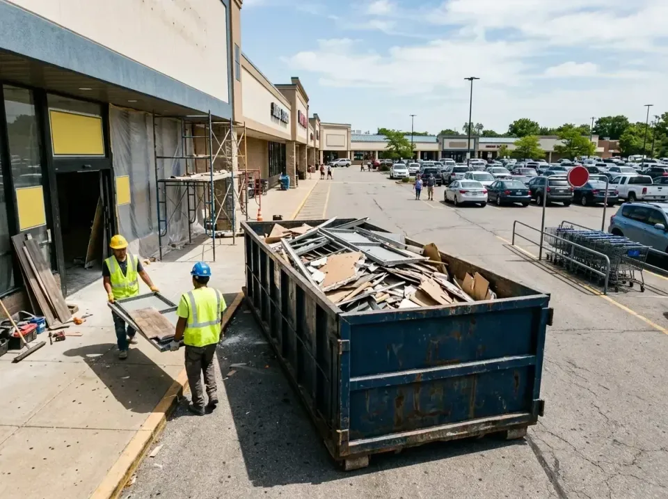retail-store-renovation-debris-003 — frequently asked questions, Roll-off Dumpster Rentals in Tazewell, VA